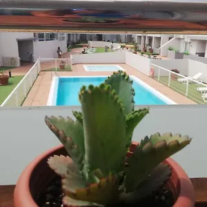  Apartment Blue Ocean Corralejo: Sunny Terrace, Pool, Wifi